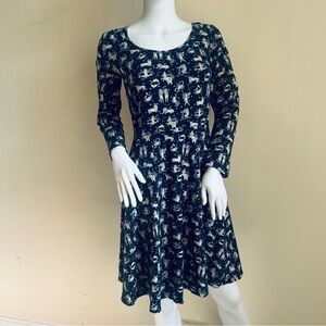 Soft Jersey Zodiac Constellation Fit & Flare Dress – Size S – Witchy/Comfy